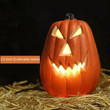 Lanterne citrouille en plastique pour Halloween - Kf s e d fdb afc eb bfc f f a f j - Decorative Events