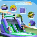 Aire de jeux toboggan aquatique gonflable pour enfants - Kf s ee b b eaa cba f e e - Decorative Events