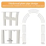 Grand arc de ballons en métal - Kf s da bae cdd fd fde ddv - Decorative Events