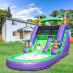 Aire de jeux toboggan aquatique gonflable pour enfants - Kf s f a a bcd a bf f a da dc x - Decorative Events