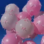 Lot de 5 ballons à nœud pour mariage - Kf s e daa d b a bdea d a f fdn - Decorative Events