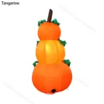 Citrouille gonflable d'Halloween (avec LED) - Kf s c d c dd d daaacf d u - Decorative Events