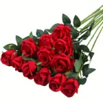 Bouquet de 12 roses artificielles - Kf seec e c b daf bfa a b - Decorative Events