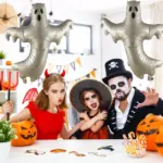 Lot de 2 ballons Fantôme XXL pour Halloween - Kf a be f a baf d bce e a p - Decorative Events