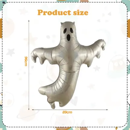 Lot de 2 ballons Fantôme XXL pour Halloween - Kf ab f be e ed f af ddcd ac - Decorative Events