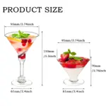 Verres à Martini en plastique - Kf s d d f c e f o - Decorative Events