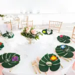 Lot de 24 fleurs tropicales - Kf s b e e db a f c a x - Decorative Events