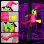 Sorcière gonflable rose pour Halloween - Kf s f e e cc d ag - Decorative Events