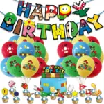 Kit de décoration "Super Mario Bros" pour Anniversaire - Kf s ea f a c ca c c bq - Decorative Events