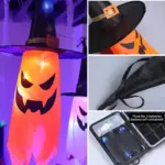 Guirlande lumineuse de Chapeau de Sorcière pour Halloween - Kf s da f ab cbb e cab c c - Decorative Events