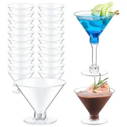 Verres à Martini en plastique - Kf s b b b c bbd d ad m - Decorative Events