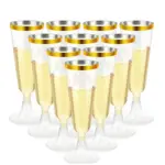 Flûtes à Champagne en plastique (150ml) - Kf sb cecbb d bb f e n - Decorative Events