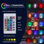 Boule de Noël "Sapin" gonflable à LED (60 cm) - Kf sd ce b c d fbc a affdbp - Decorative Events