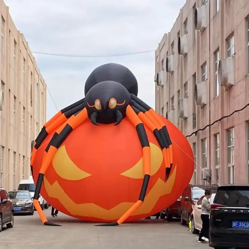 Arraignée et Citrouille géante gonflable pour Festival d'Halloween - Kf sdccd a f f da a f a - Decorative Events