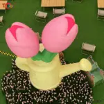 Tulipes géantes gonflables à LED - Kf seaa b bf c ee b a bc bce u - Decorative Events