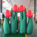 Tulipes géantes gonflables à LED - Kf sf bf dd c - Decorative Events