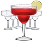 Verres à margarita en plastique transparent - Lot de 20 - Kf s d caf af c c h - Decorative Events