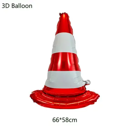 Ballon "Plot de sécurité" en aluminium anniversaire - Kf s db a b a afc c e c n - Decorative Events