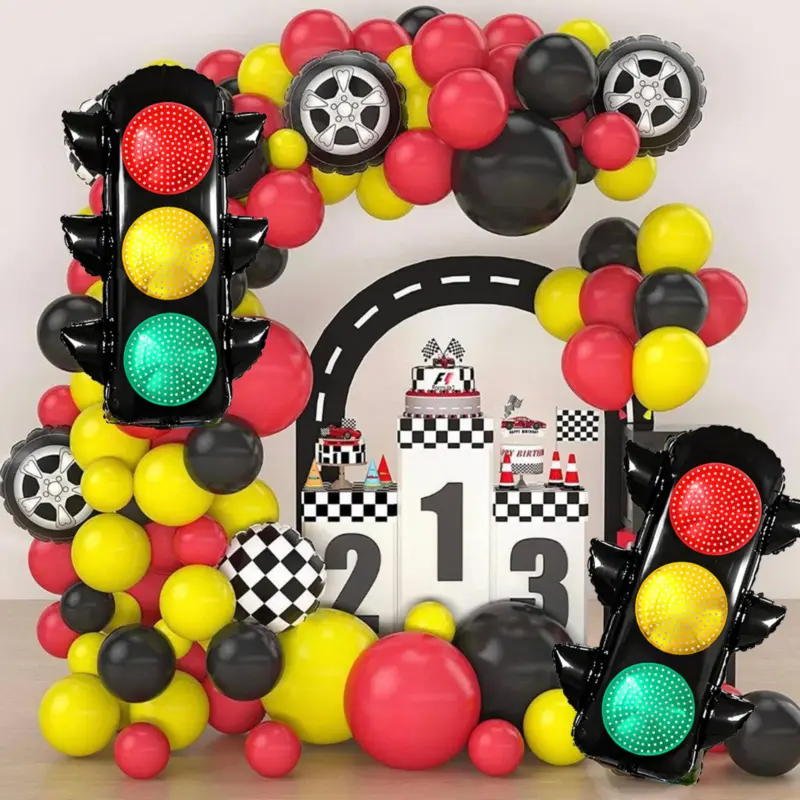 Ballon "Plot de sécurité" en aluminium anniversaire - Kf s b f c faea b acd s - Decorative Events