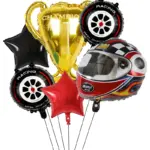 Lot de 6 ballons d'anniversaire - Univers Pilote - Kf se cd b b daf c ffeg - Decorative Events