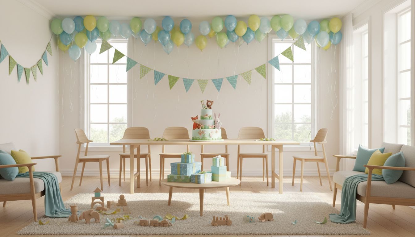 décoration pour un anniversaire de petit garçon