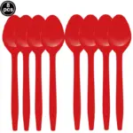 Cuillères à soupe jetables rouges (Lot de 8) - Kf s e c f d e b bad u - Decorative Events