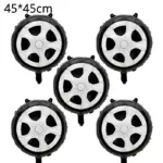 Ballons décoratifs jantes de voiture (Lot de 5) - Kf s c d a d d d a cce ae ea e - Decorative Events