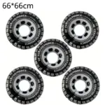 Ballons décoratifs roue de course (Lot de 5) - Kf s f a fcf f d ef - Decorative Events