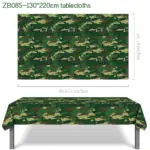 Nappe de table camouflage militaire (130 × 220 cm) - Kf s ffe c f ee f a c y - Decorative Events