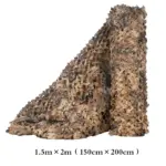 Filet de camouflage militaire désert décoratif (150 × 200 cm) - Kf sa f e d dac c b d - Decorative Events