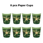 Lot de 8 gobelets en carton camouflage militaire pour fête - Kf sfc a a fa d e c fc ct - Decorative Events