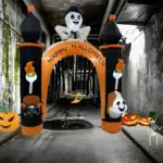 Décoration gonflable citrouille et araignée Halloween - Kf s b f fac b f f cd a f c - Decorative Events